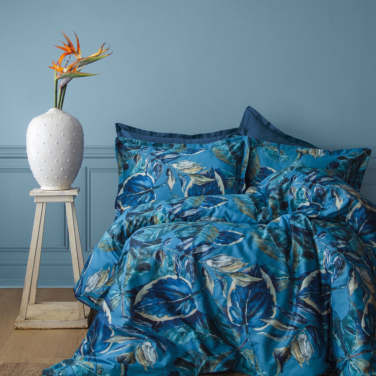 Parure de lit satin de coton-GRABEL