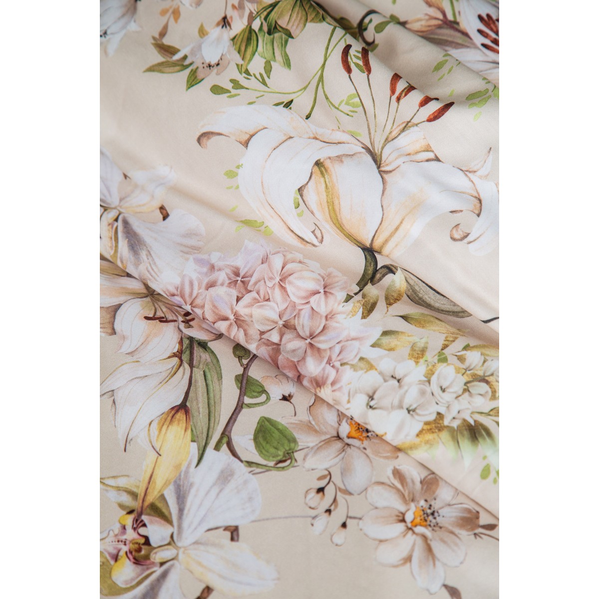 Parure de lit satin de coton-HARMONIA