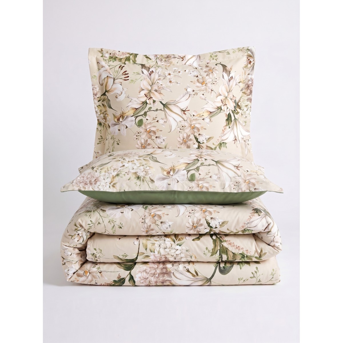 Parure de lit satin de coton-HARMONIA