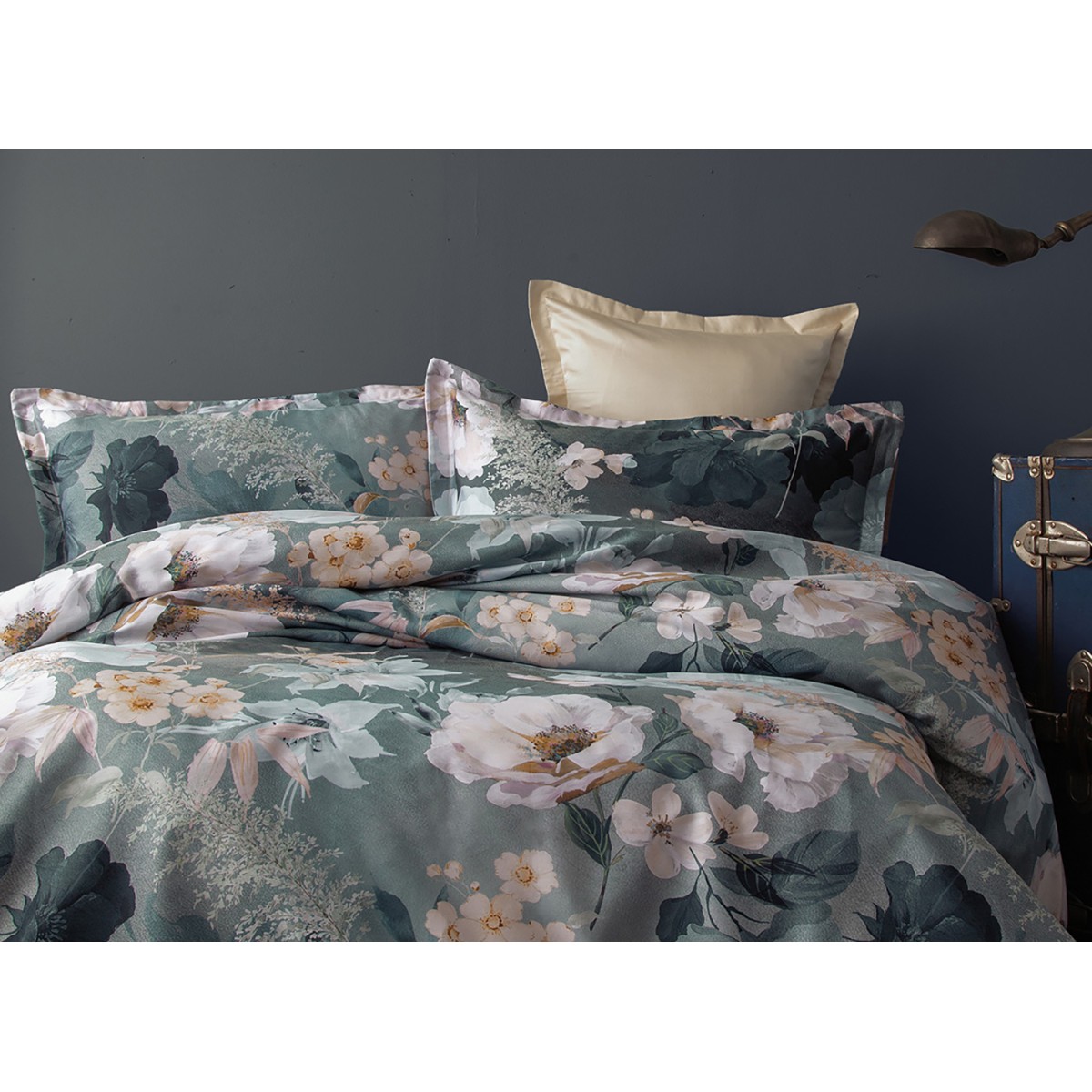 Parure de lit satin de coton-KATIE