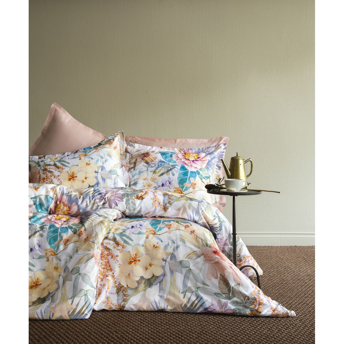 Parure de lit satin de coton-LUVIA