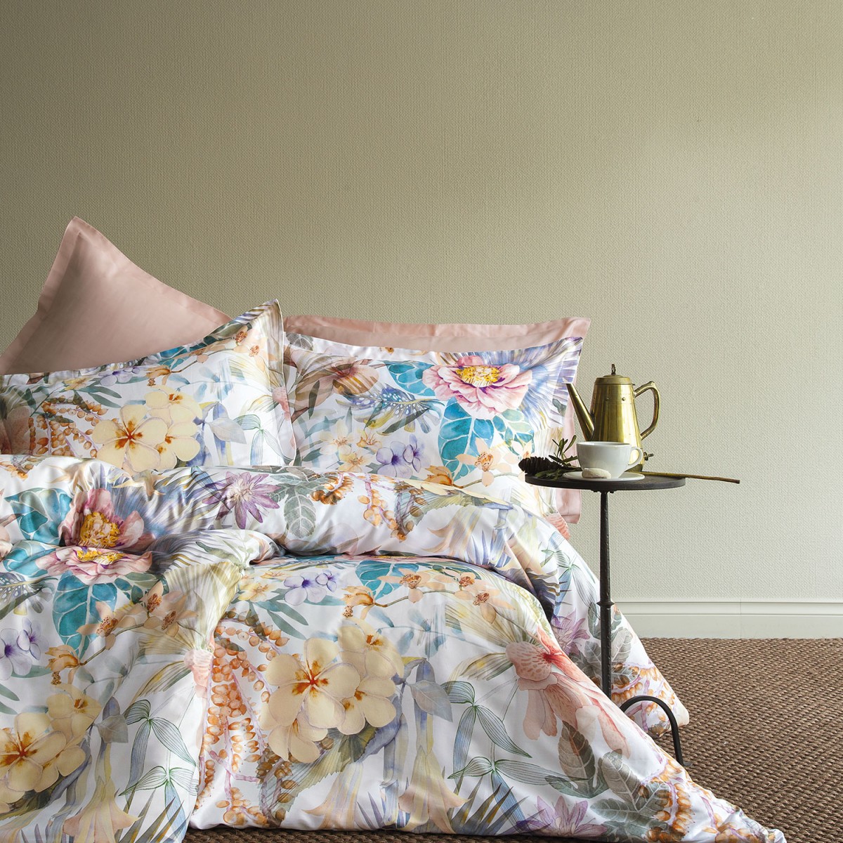 Parure de lit satin de coton-LUVIA