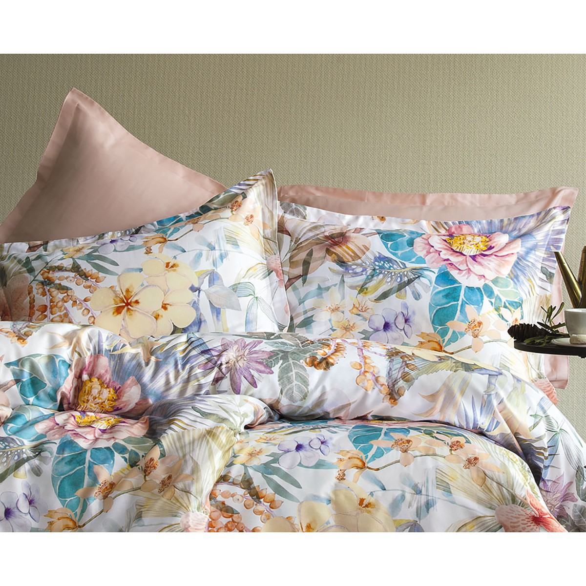 Parure de lit satin de coton-LUVIA
