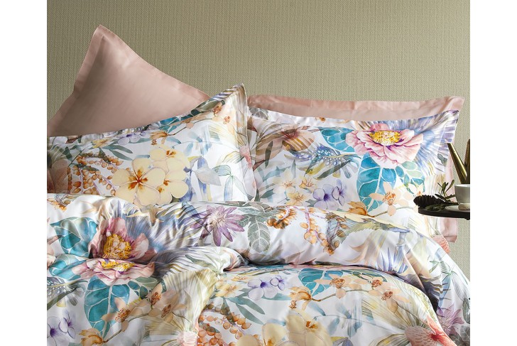 Parure de lit satin de coton-LUVIA