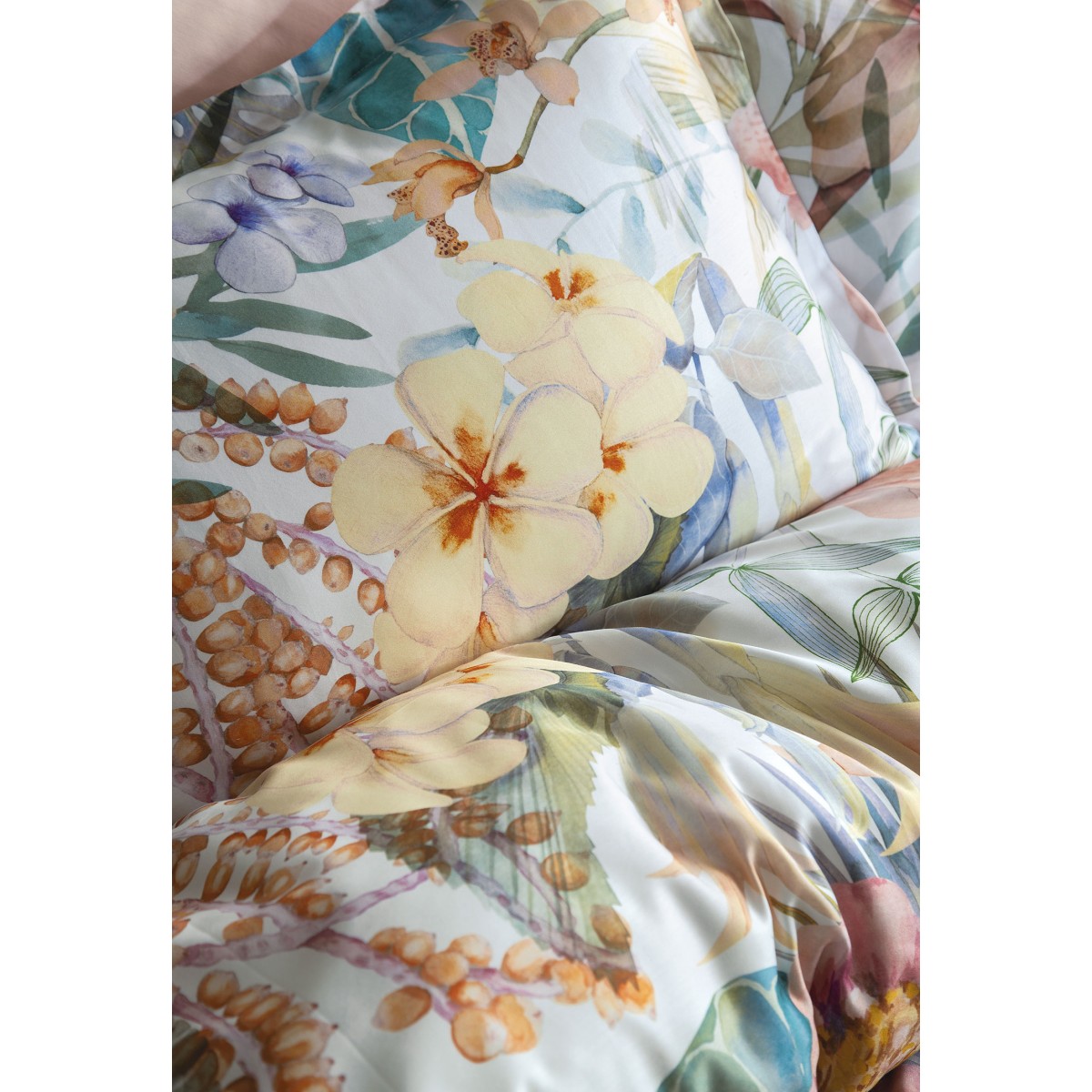 Parure de lit satin de coton-LUVIA