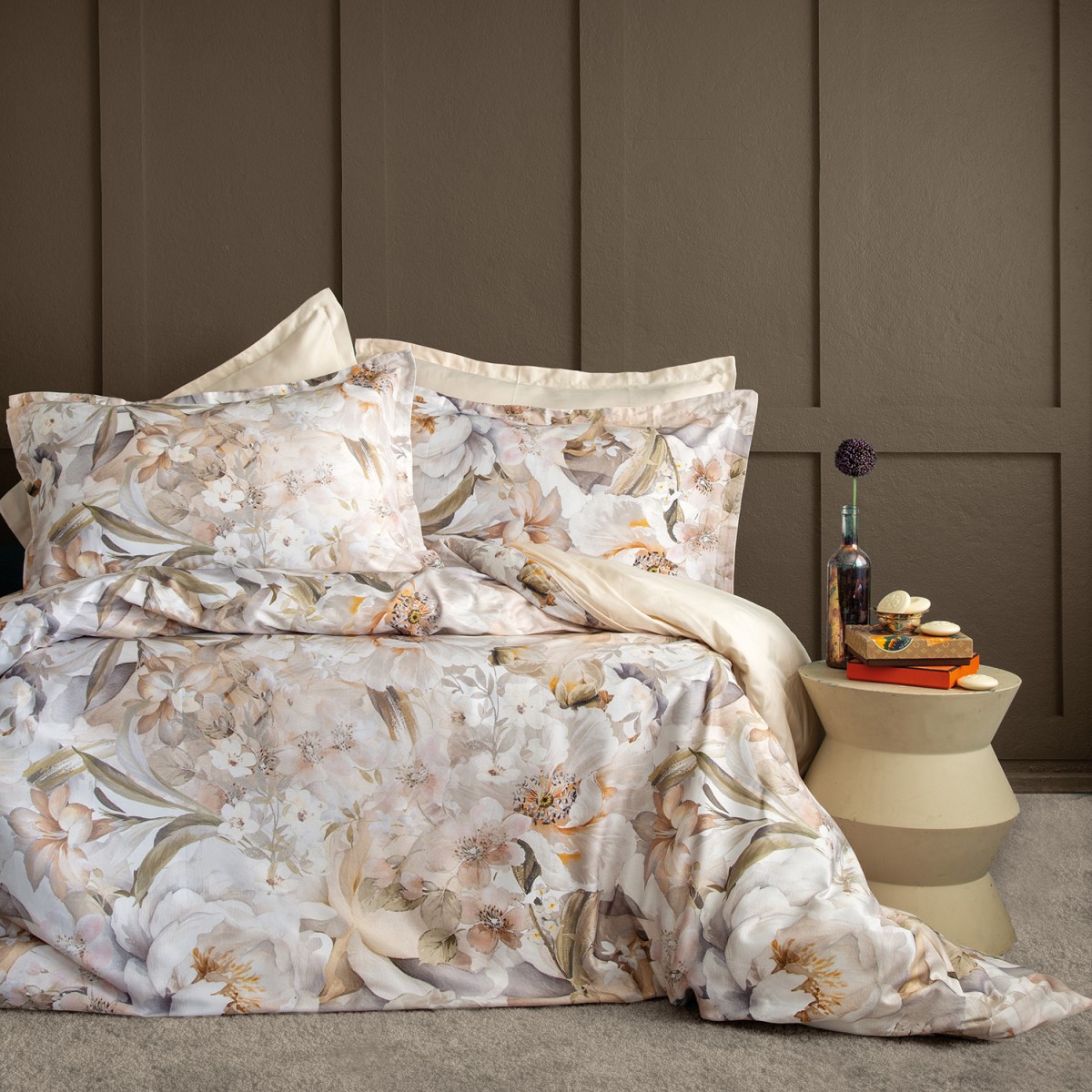 Parure de lit satin de coton-MOETTIE