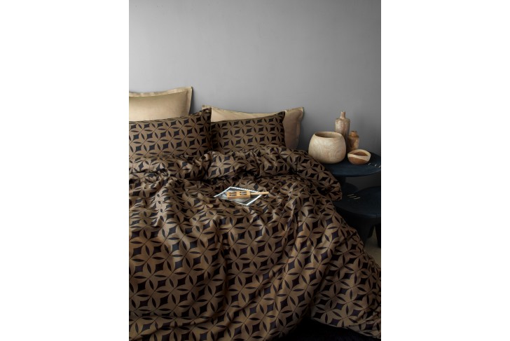 Parure de lit satin de coton-MONDO GOLD