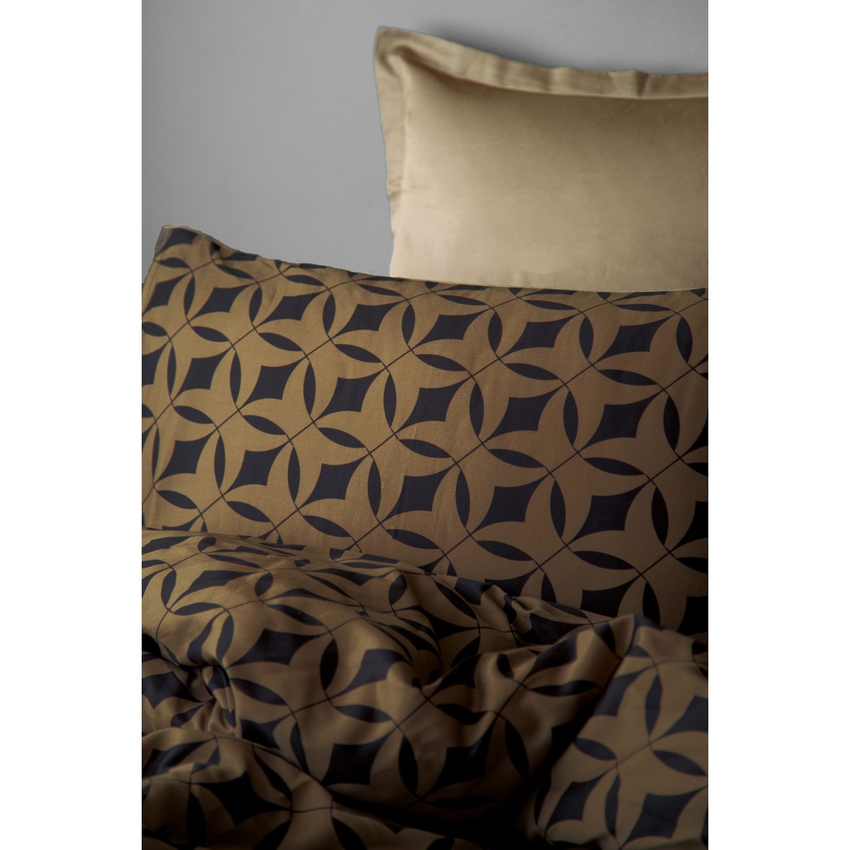 Parure de lit satin de coton-MONDO GOLD