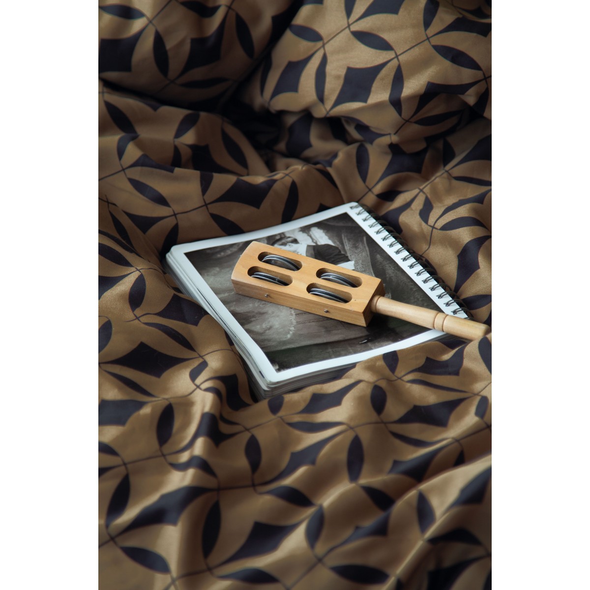 Parure de lit satin de coton-MONDO GOLD