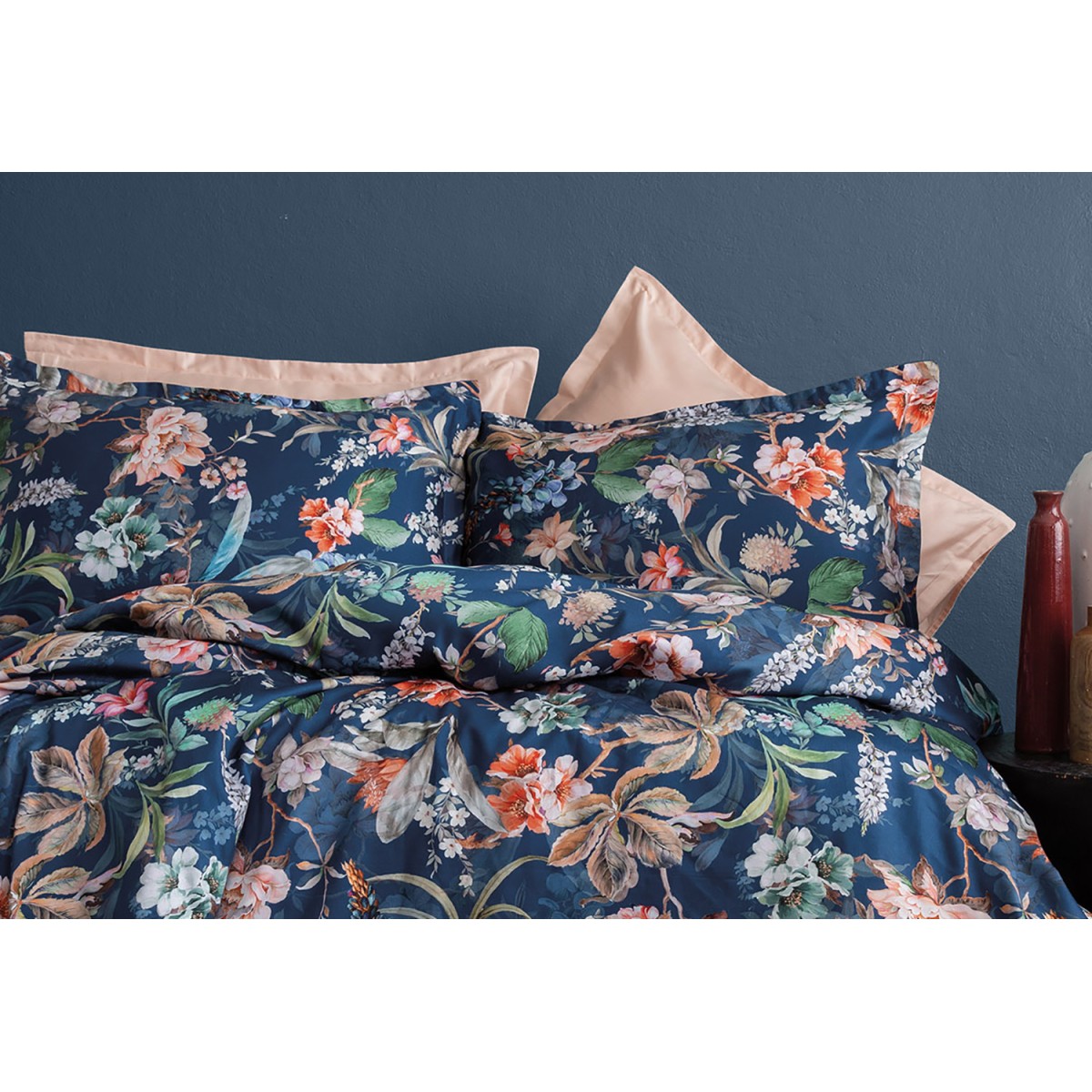 Parure de lit satin de coton-RUBIE