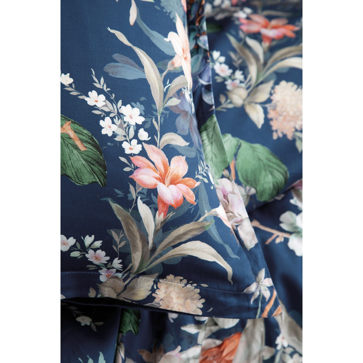 Parure de lit satin de coton-RUBIE