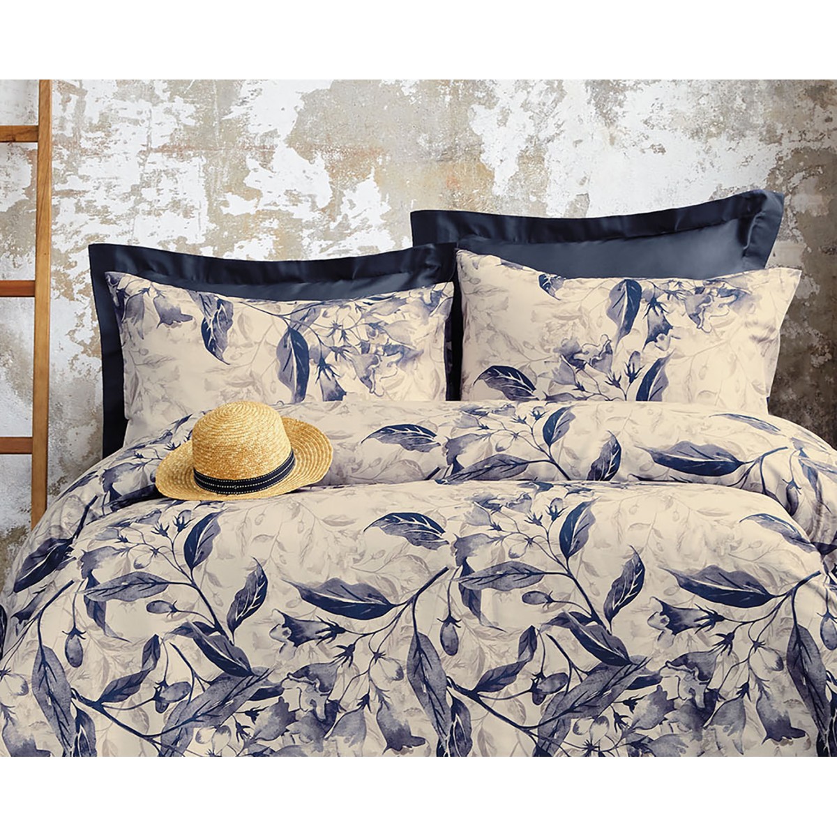 Parure de lit satin de coton-RUTHA