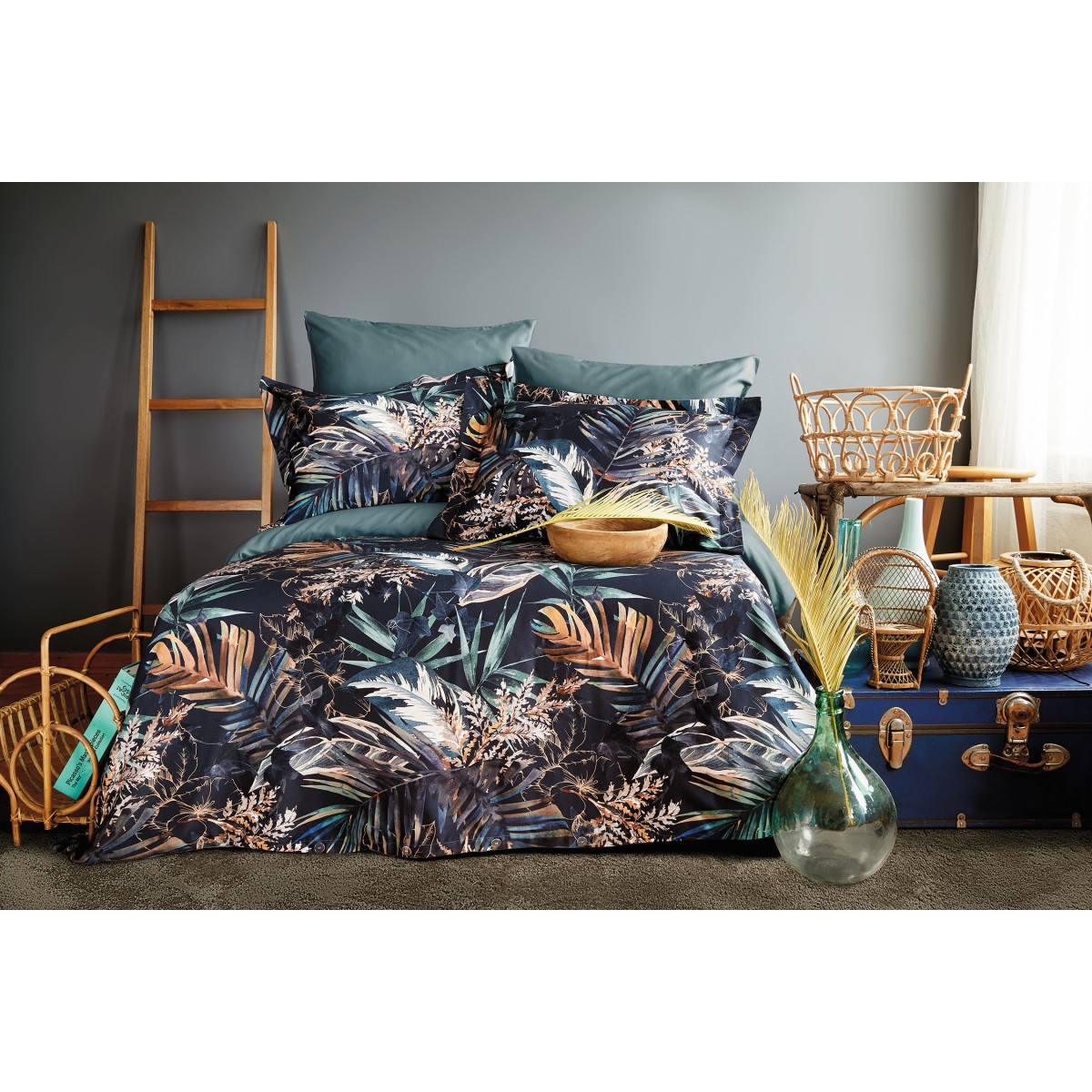 Parure de lit satin de coton-TUCHAN