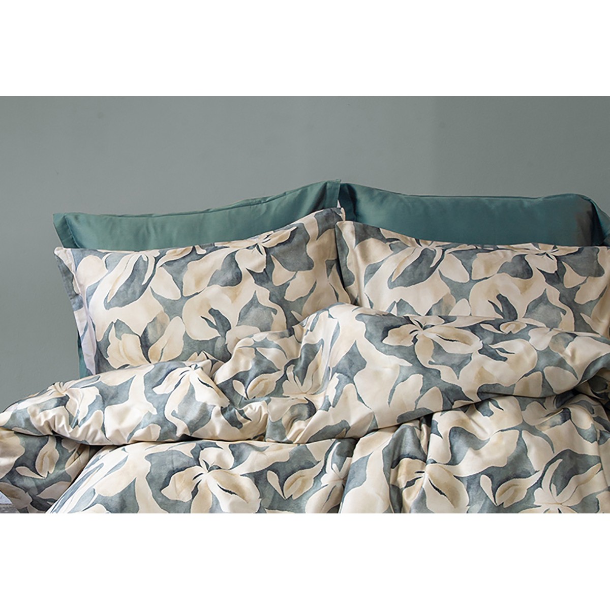Parure de lit 240X220 cm satin de coton PRAXIS