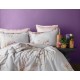 Parure de lit 240X220 cm satin de coton BRUNELLE