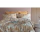 Parure de lit 240X220 cm satin de coton BOTANIST