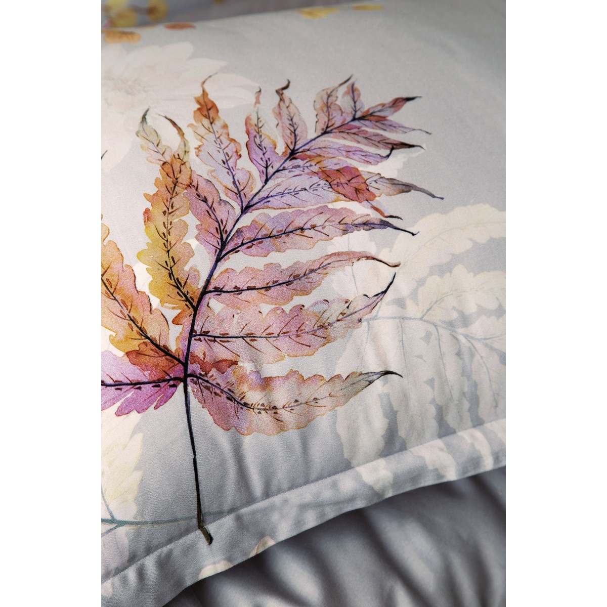Parure de lit 240X220 cm satin de coton BRUNELLE