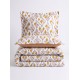 Parure de lit 240X220 cm satin de coton CRASSA