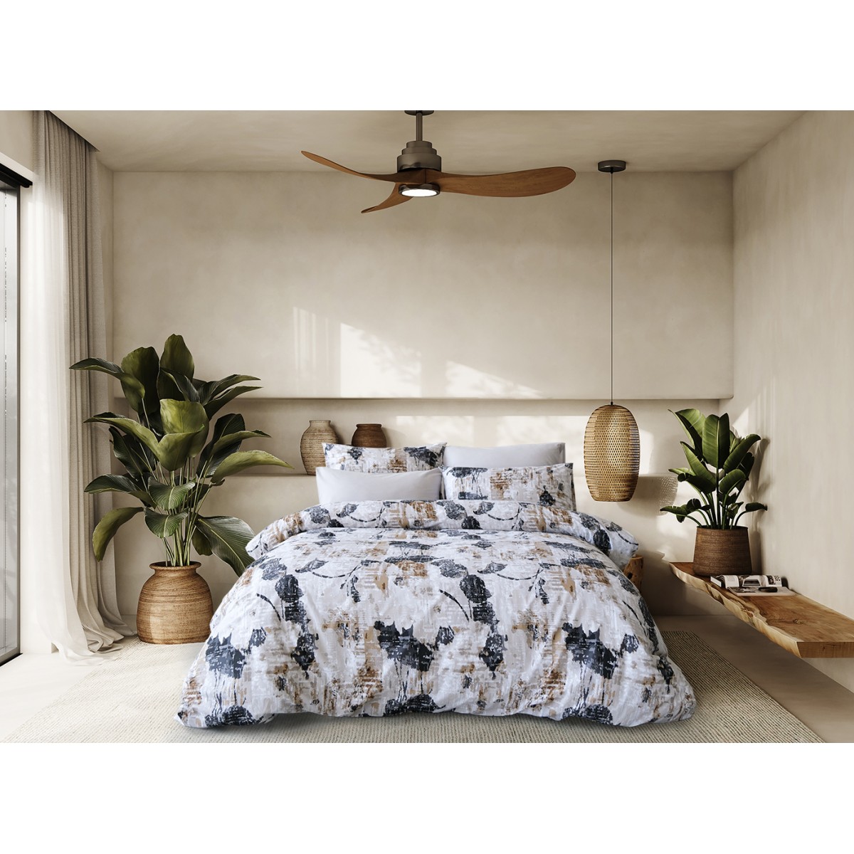 Parure de lit 100% coton ANDORA