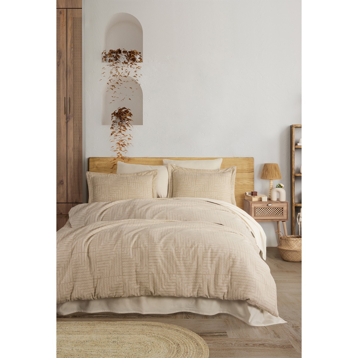 Parure de lit FLANELLE Zenith-beige