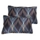 Lot de 2 Taies d'oreiller 50x70 cm satin de coton LA MER