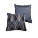 Lot de 2 Taies d'oreiller 63X63 cm satin de coton LA MER