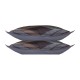Lot de 2 Taies d'oreiller 50x70 cm satin de coton LA MER