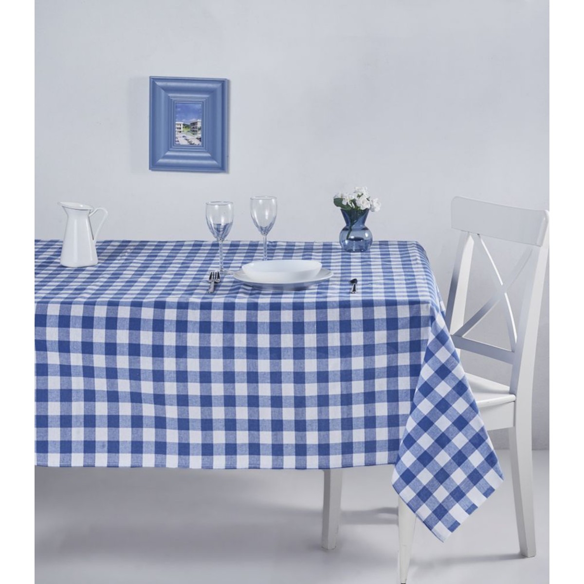 Nappe Carreaux Bleu