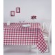 Nappe Carreaux Bordeaux