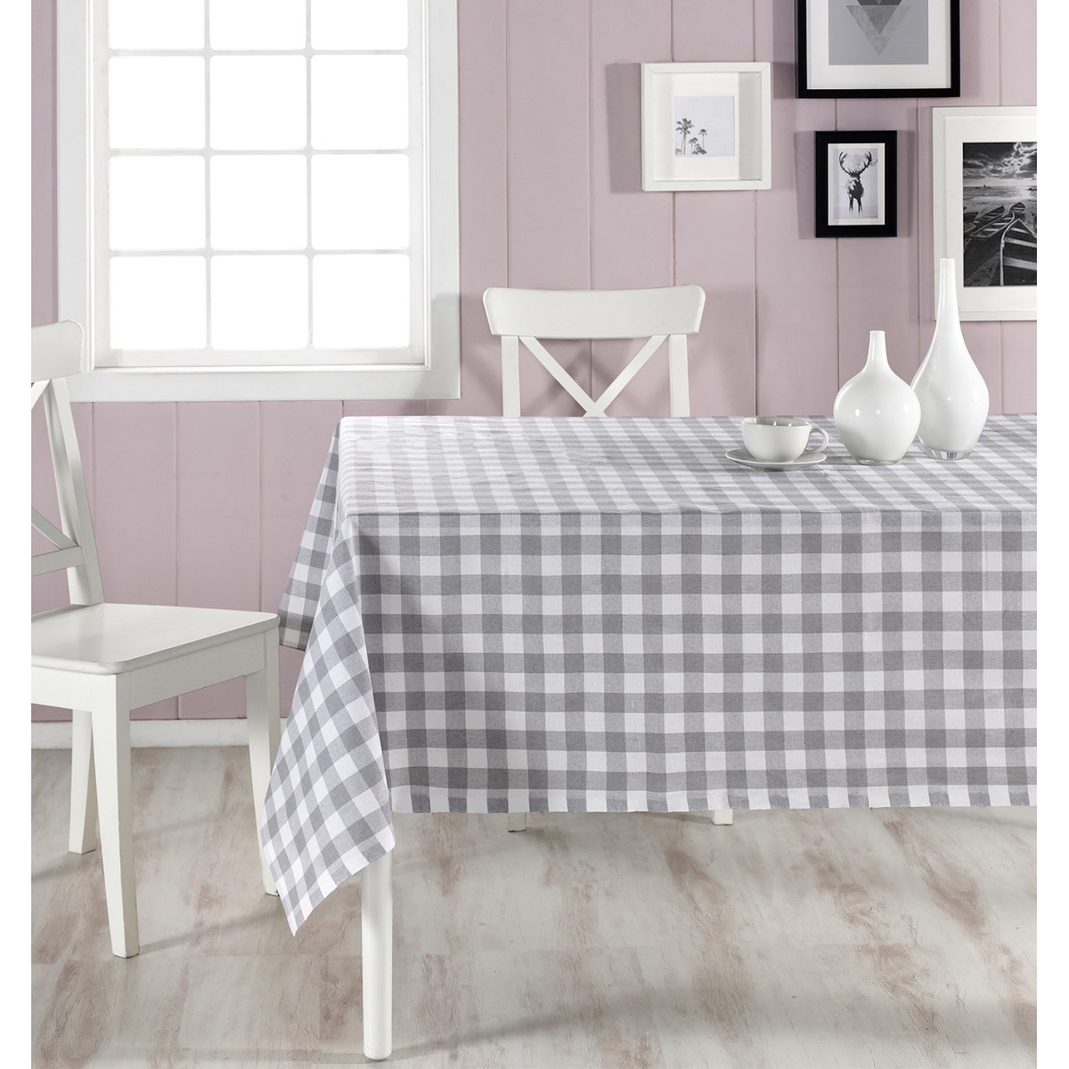 Nappe Carreaux Gris