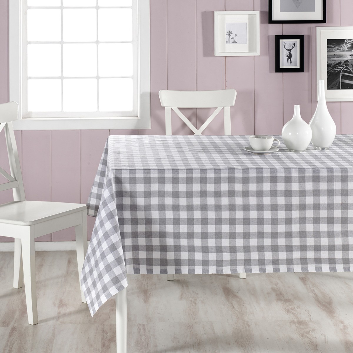 Nappe Carreaux Gris