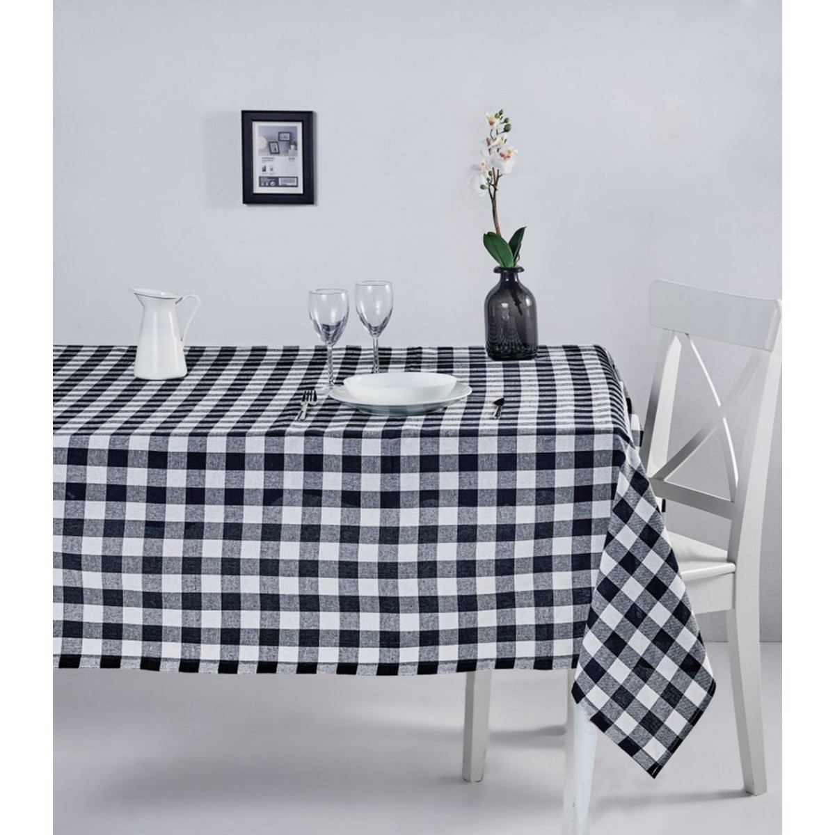 Nappe Carreaux Noir