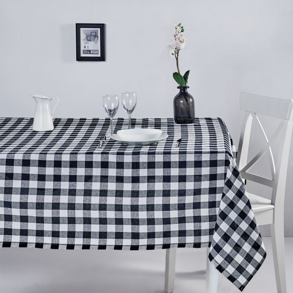 Nappe Carreaux Noir