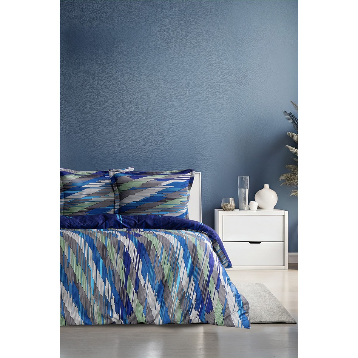 Parure de lit satin de coton -NERON