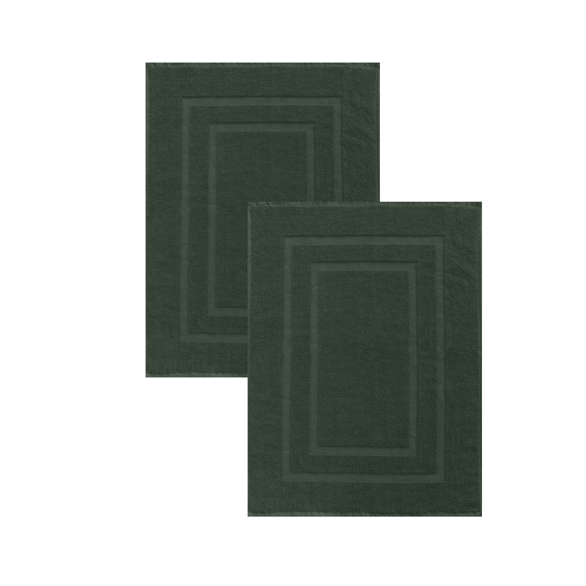 Lot de 2 Tapis de bain-OLIVE