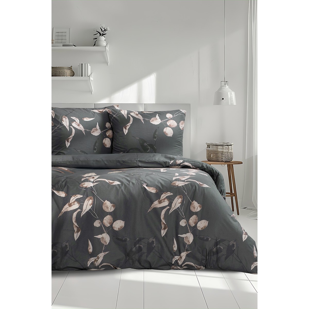 Parure de lit 100% coton TIVORY VERT