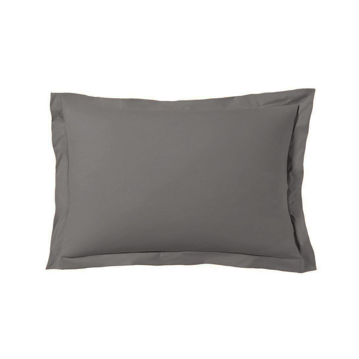 Taie d'oreiller 50x70 cm satin de coton gris