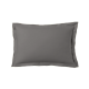 Taie d'oreiller 50x70 cm satin de coton gris