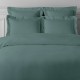 Housse de couette satin de coton céladon